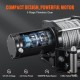 Buy Electric Winch 12V 4500lbs/2041kg Steel Cable Winch 1.8m Handheld Remote Control IP55 with Black Remote Control Cable Ideal for Medium Large SUV Trucks Yachts