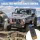 Buy Electric Winch 12V 4500lbs/2041kg Steel Cable Winch 1.8m Handheld Remote Control IP55 with Black Remote Control Cable Ideal for Medium Large SUV Trucks Yachts