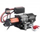 Buy Electric Winch 12V 4500lbs/2041kg Steel Cable Winch 1.8m Handheld Remote Control IP55 with Black Remote Control Cable Ideal for Medium Large SUV Trucks Yachts