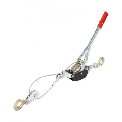 VEVOR Power Puller Come Along Winch 2 toneladas 4409 lbs Polipasto de tracción resistente 2 ganchos