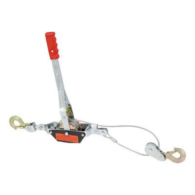 VEVOR Power Puller Come Along Winch 2 toneladas 4409 lbs Polipasto de tracción resistente 2 ganchos