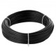 Comprar Cable de Acero Inoxidable Recubierto de Vinilo 50 m Diámetro de 1,59 mm Cable de Suspensión 7x7 Hilos con Numerosos Accesorios para Tendedero, Guirnaldas de Luces Colgantes, Enredaderas, Negro