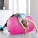 Comprar Rodillo Inflable de Gimnasia 60 x 60 x 123 cm, Colchoneta de Gimnasia con Bomba eléctrica, Entrenador de Curva de Espalda para Uso doméstico/Gimnasio/Yoga/animadoras/Playa/Parque, Rosa