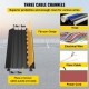 Buy Cable Protector Ramp Cable Raceway 3 Channels Load Capacity 22,046-44,092 Pounds Floor Cable Grommet Speed Reducer for