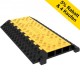 Buy Cable Protector Ramp Cable Raceway 3 Channels Load Capacity 22,046-44,092 Pounds Floor Cable Grommet Speed Reducer for