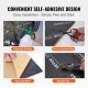 Buy Sound Insulation Mat 2mm Car Soundproofing 0.9m² Butyl Rubber Soundproofing Material 368.3 x 254mm Heat Insulation Mat 3-Layer Structure for Cars