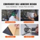 Buy Sound Insulation Mat 2mm Car Soundproofing 3.3m² Butyl Rubber Soundproofing Material 248.9x398.8mm Heat Insulation Mat 3-Layer Structure for Cars