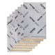 Buy Sound Insulation Mat 2mm Car Soundproofing 3.3m² Butyl Rubber Soundproofing Material 248.9x398.8mm Heat Insulation Mat 3-Layer Structure for Cars