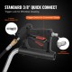 Buy Surface Cleaner for High Pressure Washer 609.6mm Stainless Steel Floor Cleaner Attachment with Rotating Handle 276 Bar 0.95cm Connector 0.635cm Adapter for Patio