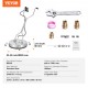 Buy Surface Cleaner for High Pressure Washer 609.6mm Stainless Steel Floor Cleaner Attachment with Rotating Handle 276 Bar 0.95cm Connector 0.635cm Adapter for Patio