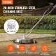 Buy Surface Cleaner for High Pressure Washer 508mm Stainless Steel Floor Cleaner Attachment with Rotating Handle 310 Bar 3/8" Connector 1/4" Adapter for Patio