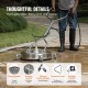 Buy Surface Cleaner for High Pressure Washer 508mm Stainless Steel Floor Cleaner Attachment with Rotating Handle 310 Bar 3/8" Connector 1/4" Adapter for Patio