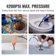 Buy Flexible Pressure Washer Hose 100ft Replacement Pressure Washer Hose 1/4" Connection with Nozzle 19.1mm Bend Radius 4200 PSI for Pressure Washer Extension