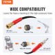 Buy Flexible Pressure Washer Hose 30.5m Pressure Washer Replacement Hose 9.9mm Connector, 3/8"-φ14.8 Male, 3/8"-φ15 Female, 124.5mm Bend Radius 4800 PSI for Extension