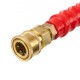 Buy Flexible Pressure Washer Hose 30.5m Pressure Washer Replacement Hose 9.9mm Connector, 3/8"-φ14.8 Male, 3/8"-φ15 Female, 124.5mm Bend Radius 4800 PSI for Extension