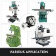 Buy 4 inch/100mm rotary worktable with 4 slots, widely used for cool drilling, cutting, circumference, etc.