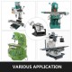 Buy 100mm Horizontal and Vertical Rotary Worktable Rotary Table for Milling Machines with 4 Slots 70 and 15mm Milling Worktable