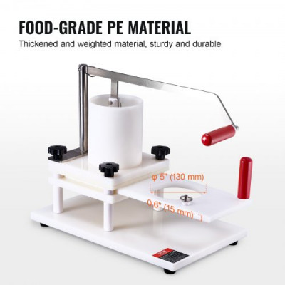 Máquina para hacer hamburguesas Ampliamente Prensa de hamburguesas de diámetro 5,1 Pulgadas Prensa de hamburguesas Comercial Utilizada en La Producción