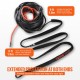 Comprar Cuerda de Cabrestante 12,7 mm x 28,0 m Cable Sintético Resistencia a la Rotura de 142,3 kN con Funda Protectora, Gancho de Cabrestante Forjado, Correa de Tracción para SUV, Vehículos, Camiones