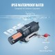 Buy Electric Winch 12V 4500lbs/2041kg Nylon Cable Winch 1.8m Handheld Remote Control IP55 with Black Remote Control Cable Ideal for Medium Large SUV Trucks Yachts