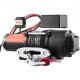 Buy Electric Winch 12V 4500lbs/2041kg Nylon Cable Winch 1.8m Handheld Remote Control IP55 with Black Remote Control Cable Ideal for Medium Large SUV Trucks Yachts