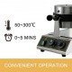 Buy Waffle Machine Commercial Electric Waffle Maker 180° Rotating Design 4pcs 1100W Anti-scalding