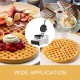 Comprar Máquina de waffle antiaderente de cabeça única Máquina de waffle de aço inoxidável Máquina de waffle com aquecimento elétrico Máquina comercial de waffle com aquecimento de dois lados