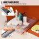 Buy Under Sink Pull Out Organizer 355x533x63.5mm 1 Tier Chrome Steel Sliding Basket Sliding Drawer 13kg Load Smooth Glide for Bathroom Kitchen Organization