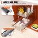 Buy 2 Tier Under Sink Pull Out Organizer 322x533mm & 300x516mm Chrome Steel Sliding Shelf 30kg Load Smooth Gliding for Bathroom Kitchen Organization