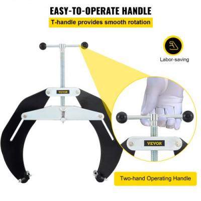 Pared Montaje Techo Montaje Tubo Soporte 12,7 - 30,5 cm Tubería Ajustable Tuberías Fijación Accesorios Soporte de Tubería Ajustable Soportes de Tubería de Montaje en Pared Abrazadera