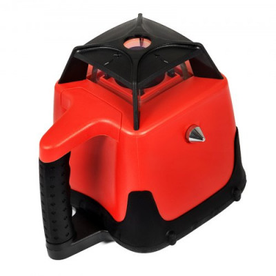 Nivel de Láser Rojo Rotatorio Auto-Nivelante 250m Kit de Trípode y Bastón para Niveles Automáticos 5m Trípode de Nivel Plegable para Niveles Automáticos