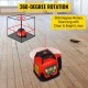 Buy Self-Leveling Rotary Red Laser Level 250m Tripod and Pole Kit for Automatic Levels 5m Foldable Level Tripod for Automatic Levels