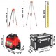 Buy Self-Leveling Rotary Red Laser Level 250m Tripod and Pole Kit for Automatic Levels 5m Foldable Level Tripod for Automatic Levels