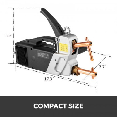 VEVOR Soldador por puntos eléctricos 400V Pistola portátil de mano para soldar 2.0 2.0mm