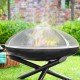 Comprar Parachispas para Brasero 760 mm Alambrera de Brasero de Acero Inoxidable Cubierta Redonda Rejilla de Protección contra Chispas de Fuego Apertura Fácil con Accesorios para Hogueras, Jardín, Patio