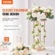 VEVOR Soportes para Flores de Boda 4 Piezas Estante de Flores de Boda Alto de 60 cm Florero Geométrico Soporte de Exhibición Floral Laminado para Recepción de Eventos, Decoración de Fiestas, Bodas