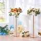 VEVOR Soportes para Flores de Boda 10 Piezas Estante de Flores de Boda Alto de 90cm Soporte de Exhibición Floral de Metal Cristal para Eventos de Recepción, Decoración del Hogar, Hotel, Fiestas, Bodas