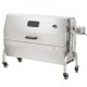 Barbacoa de Carbón con Asador Eléctrico Carga de 60 kg Kit de Asador Automático al Aire Libre 50 W Asador Giratorio 4 RPM Kit de Asador Eléctrico 103,5x37,5 cm Alto Ajustable para Cordero Pollo