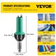 Buy Plastic Hot Air Welding Kit 1600W 50Hz Vinyl Welding Heat Gun 4Pcs 40-600°C PVC Hot Air Gun 3m Cable with 2 Replaced Nozzles for Floors