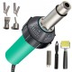 Buy Plastic Hot Air Welding Kit 1600W 50Hz Vinyl Welding Heat Gun 6 Pieces 40-600 °C PVC Hot Air Gun 3m Cable with 4 Replaced Nozzles for Floors