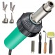 Buy Plastic Hot Air Welding Kit 1600W 50Hz Vinyl Welding Heat Gun 8 Pieces 40-600 °C PVC Hot Air Gun 3m Cable with 4 Replaced Nozzles for Floors