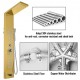 Buy Shower Panel 5 in 1 Shower Column Shower Panel in Aluminum 5 in 1 Hydromassage Shower Hydromassage Column of Waterfall Shower in Steel