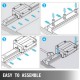 Buy Linear Guide Linear Rail HSR15 x 300mm Linear Bearing Slide Kit with 2 HGH20 300mm Rail Shafts and 4 Pillow Blocks