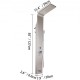 Buy Shower Column 5 in 1 Shower Panel Hydromassage Column in Aluminum Shower Hydromassage Shower Steel Waterfall Shower Panel