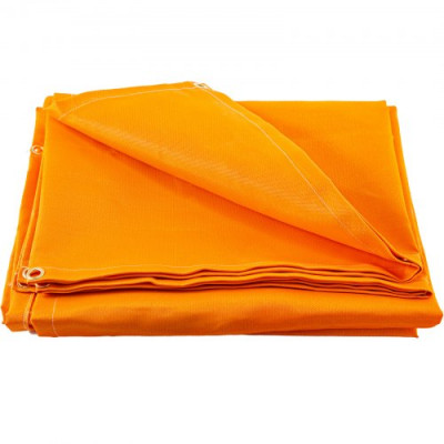 Manta para Soldar Manta de protección de soldadura 10 x 10 pies Manta de fibra de vidrio 3,05 x 3,05m Manta ignífuga resistente Color naranja