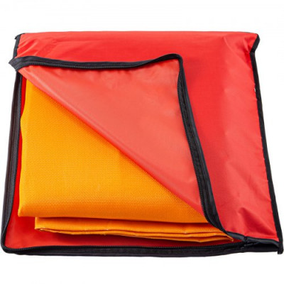 Manta para Soldar Manta de protección de soldadura 10 x 10 pies Manta de fibra de vidrio 3,05 x 3,05m Manta ignífuga resistente Color naranja