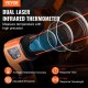 Buy Infrared Thermometer -40°C~1500°C Non-Contact Dual Laser Temperature Gun Handheld Infrared Temperature Gun with Adjustable Emissivity for Metal Melting/Engine(Not for Human)