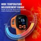 Koop Infraroodthermometer -40°C~1500°C Contactloos dubbel lasertemperatuurpistool Handinfraroodtemperatuurpistool met instelbare emissiviteit voor het smelten van metaal/motoren (niet voor mensen)