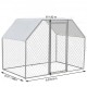 Buy Galvanized Steel Outdoor Chicken Coop 9.5 x 6.5 x 6 ft Outdoor Chicken Coop with Roof Cover Outdoor Mesh Chicken Coop with Feeder Large Lockable Chicken Coop