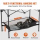 Buy Camping Table 115x55x70 cm Load 100kg Lightweight Outdoor Folding Table Aluminum Alloy Tray and Steel Tube with Carry Bag for Beach Picnic BBQ Hiking